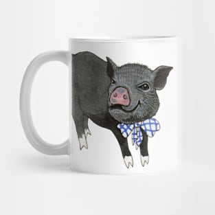 Black piglet Mug